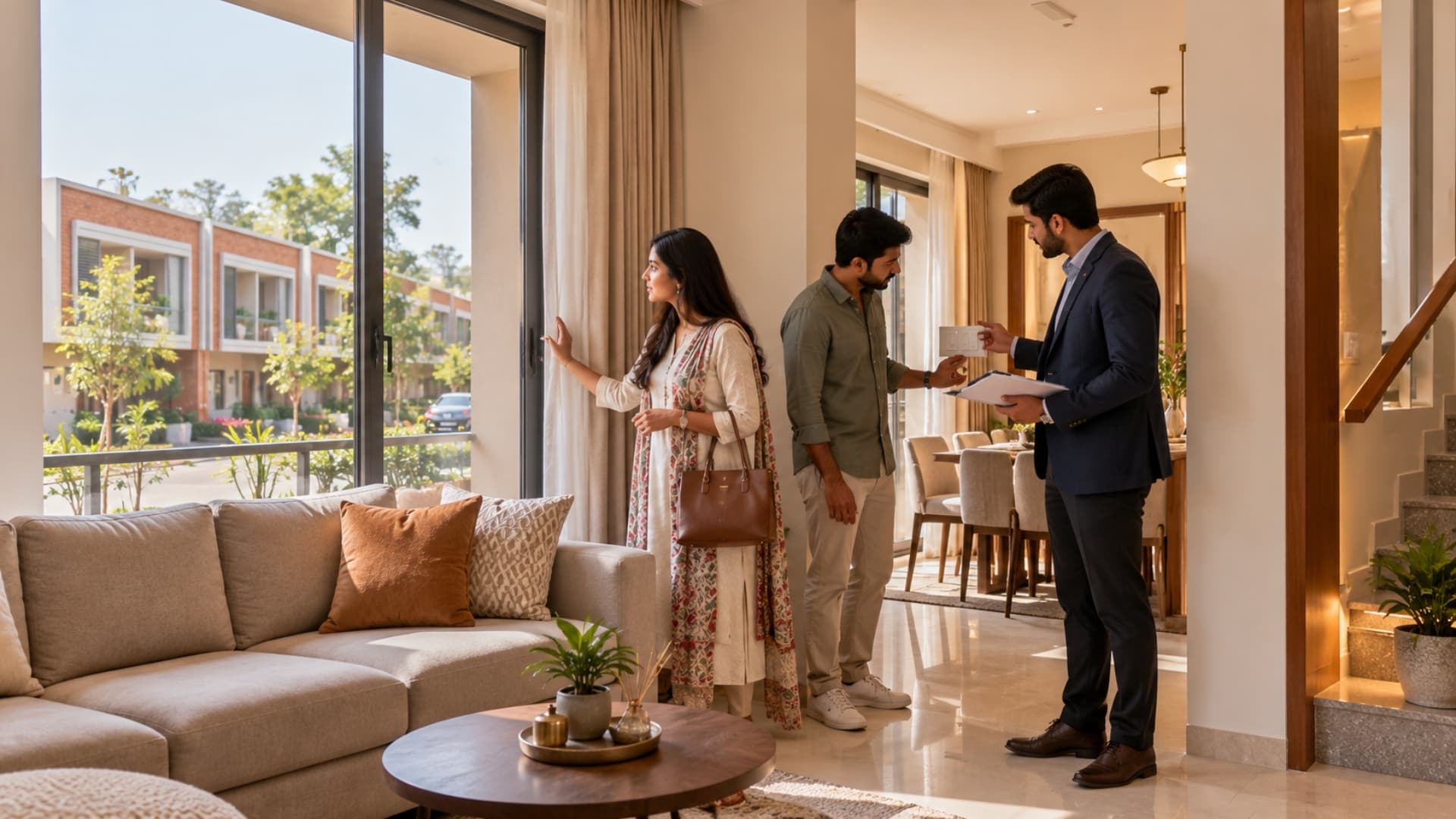 Inspect the exact home, parking and common areas before booking.